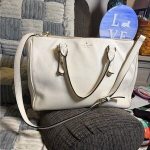 Kate Spade Cream Leather Tote
